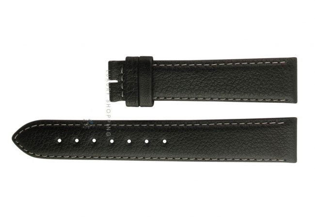 Longines L682100509 Leather Black Original Strap 18/16mm
