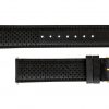 Movado Black Perforated Leather Watch Strap 21mm